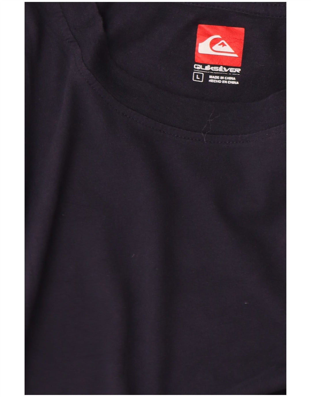Quiksilver Herre T-Shirt Top Stor Marineblå Bomuld