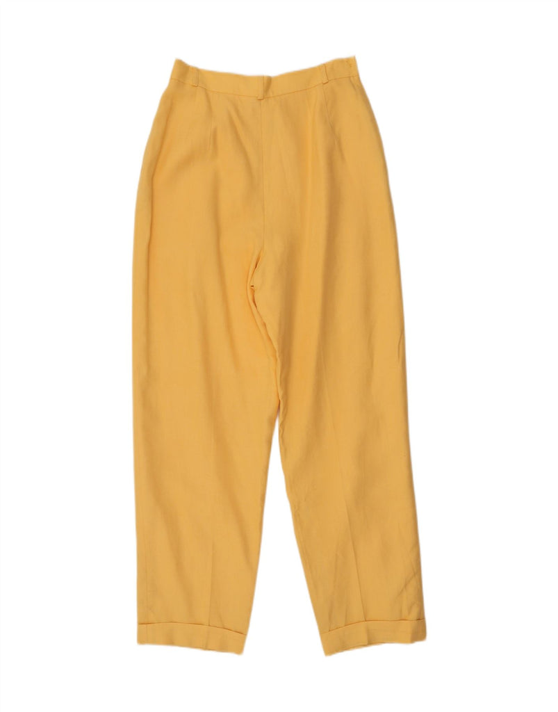 TALBOTS Womens High Waist Chino Trousers US 10 Large W27 L28 Yellow Vintage Talbots and Second-Hand Talbots from Messina Hembry 