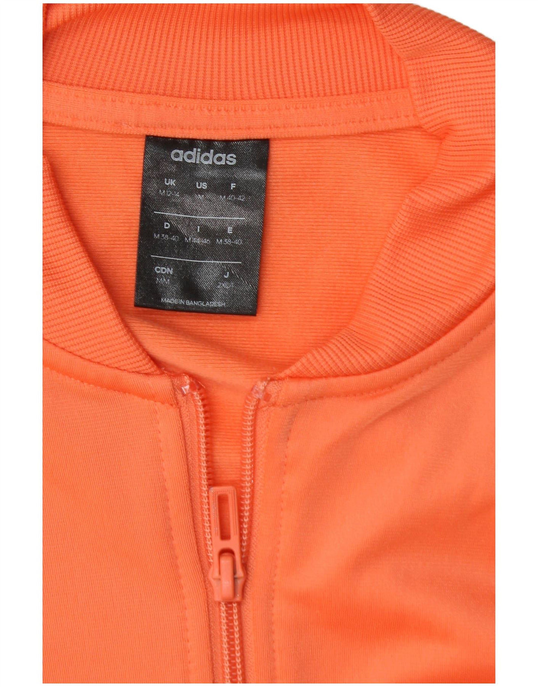 ADIDAS fuld træningsdragt til kvinder UK 12/14 Medium Orange Polyester
