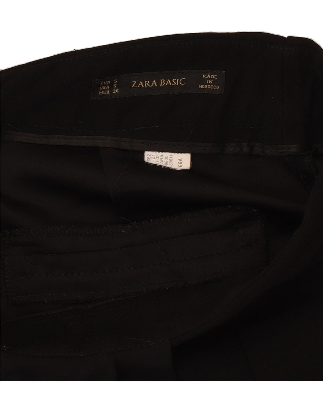 ZARA Womens Casual Shorts Small W26  Black Vintage Zara and Second-Hand Zara from Messina Hembry 