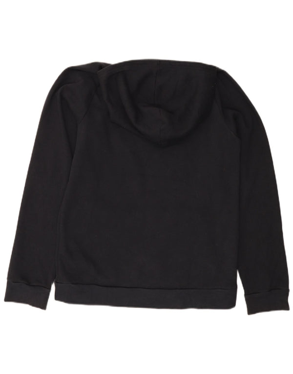 UNDER ARMOUR Drenge hættetrøje 13-14 år XL Sort bomuld