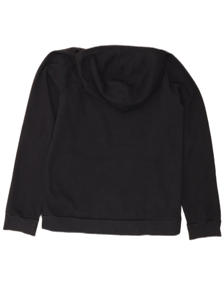 UNDER ARMOUR Drenge hættetrøje 13-14 år XL Sort bomuld