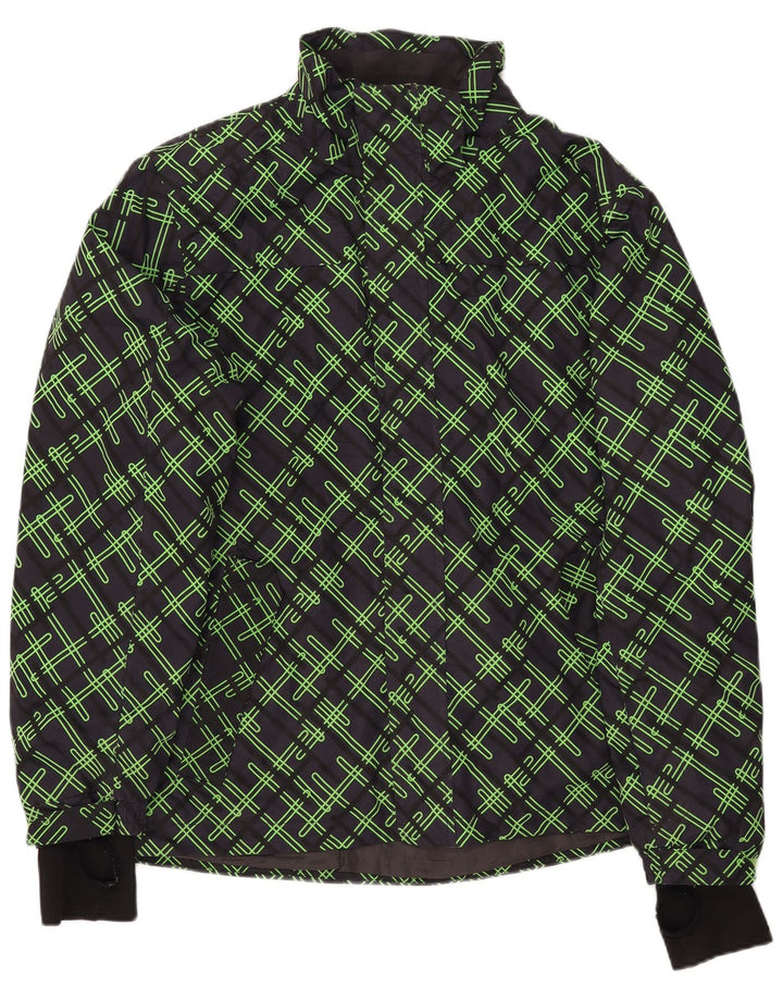 CRIVIT Herre Windbreaker Jacket UK 40 Large Navy Blue Geometrisk Polyester