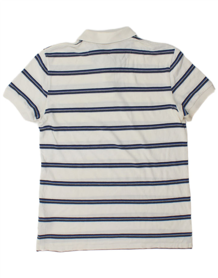 Gap herre poloshirt stor hvid stribet bomuld