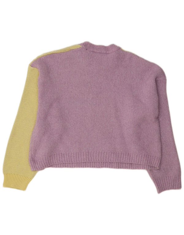 Zara Dame Loose Fit Jumper Sweater UK 14 Medium Lilla