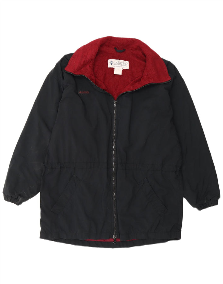 Columbia Herre Windbreaker Jacket UK 38 Medium Sort Nylon