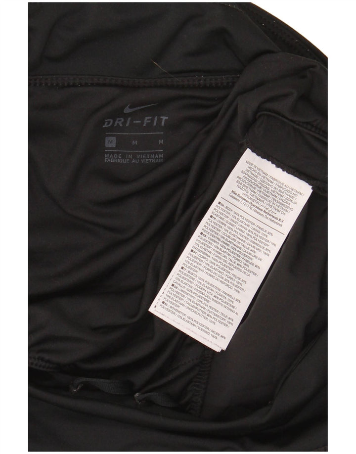 Nike Dame Dri Fit sportsshorts UK 14 Medium Sort Polyester