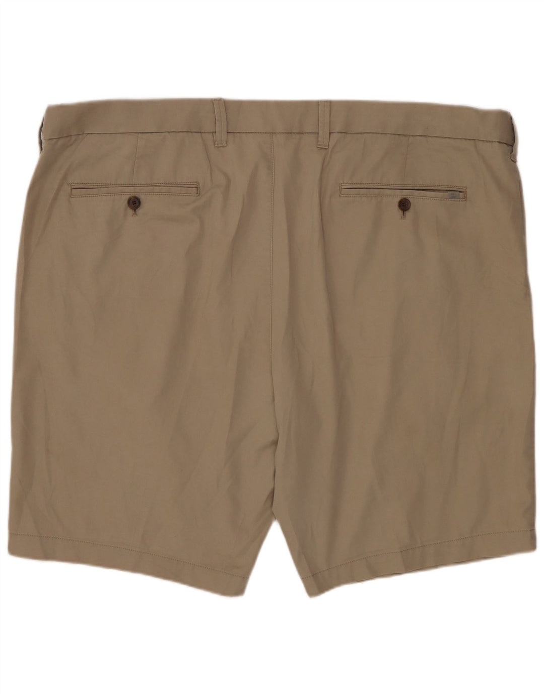 MARKS & SPENCER Chino Shorts til mænd W44 2XL Beige Bomuld