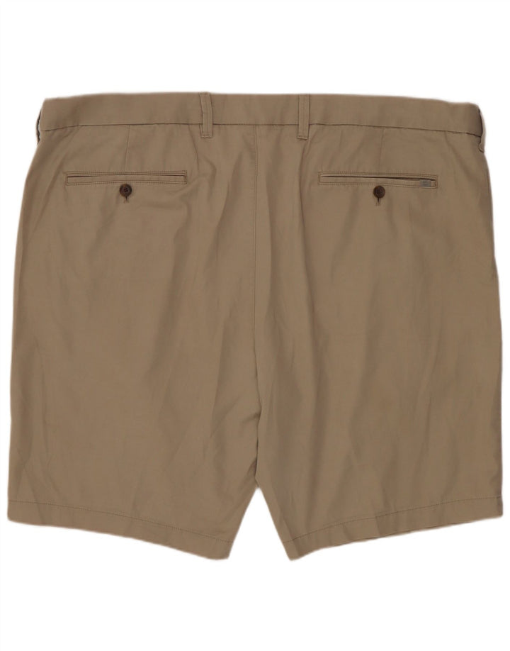 MARKS & SPENCER Chino Shorts til mænd W44 2XL Beige Bomuld