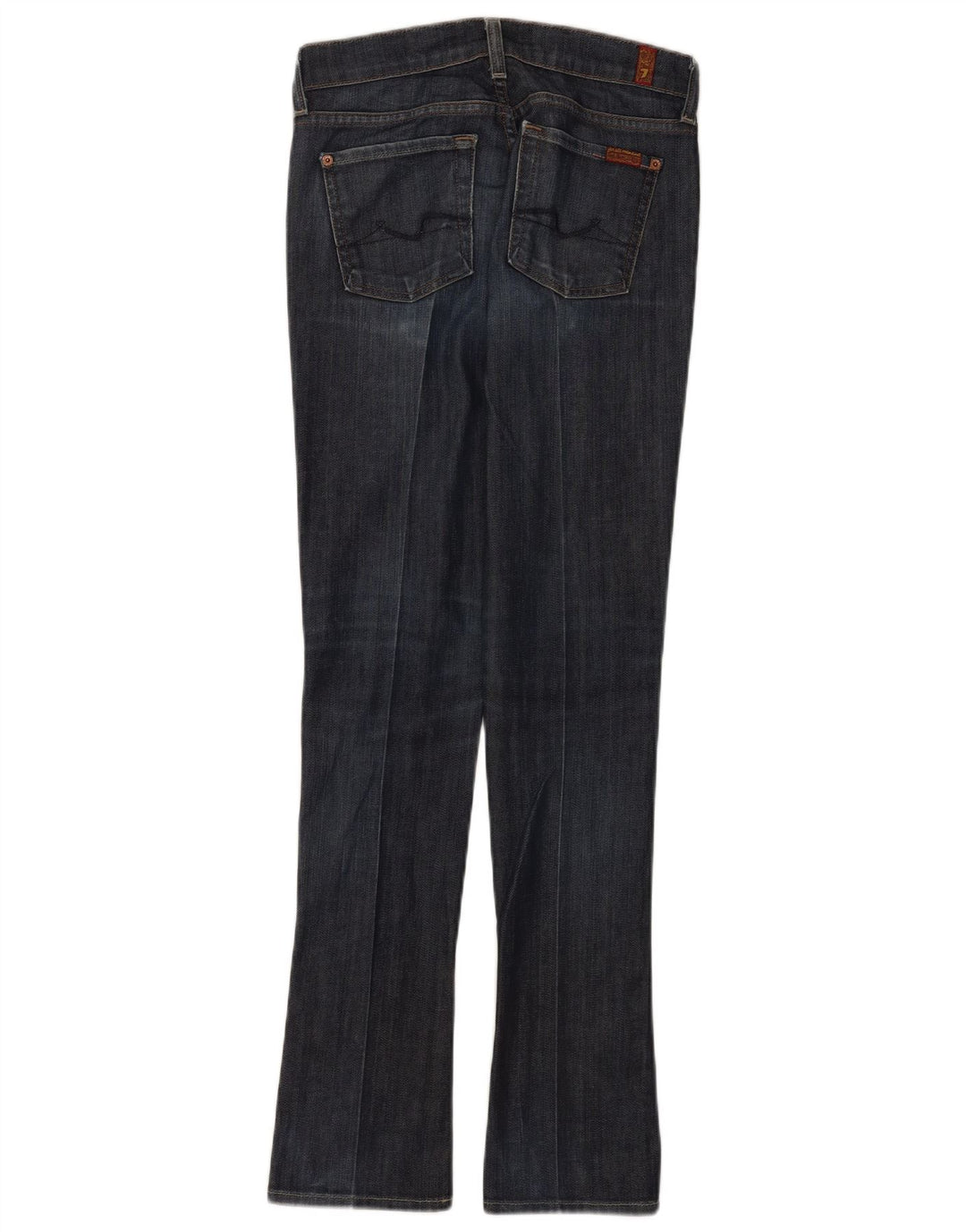 7 For All Mankind Dame Roxy Slim Bootcut Jeans W25 L32 Marineblå Bomuld