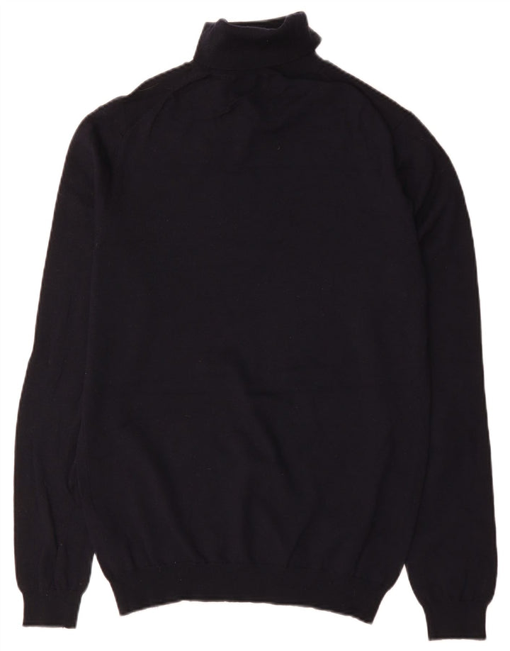 Reiss Herre rullehals sweater Medium marineblå uld