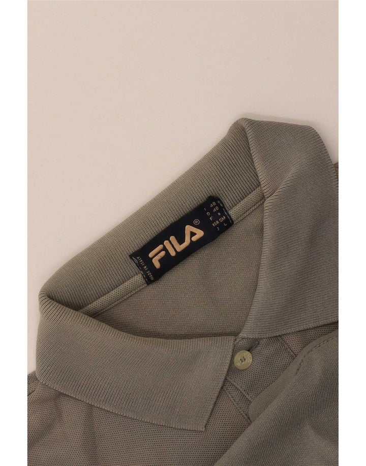 Fila Herre Polo Shirt Lille Grå