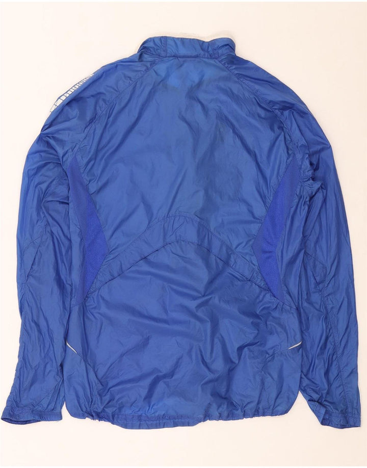 Adidas Herre Clima Proof Regnjakke UK 38 Medium Blue Polyamide