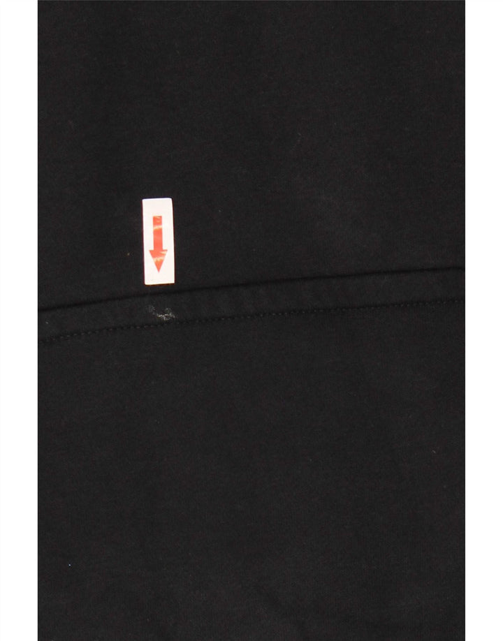 Nike oversized hættetrøje til mænd, lille sort bomuld