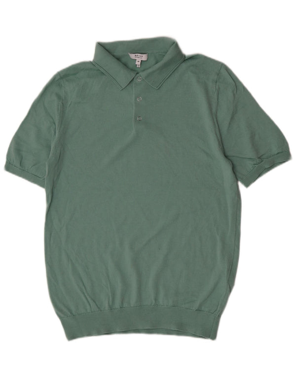 Reiss Poloshirt til mænd Medium Grøn uld