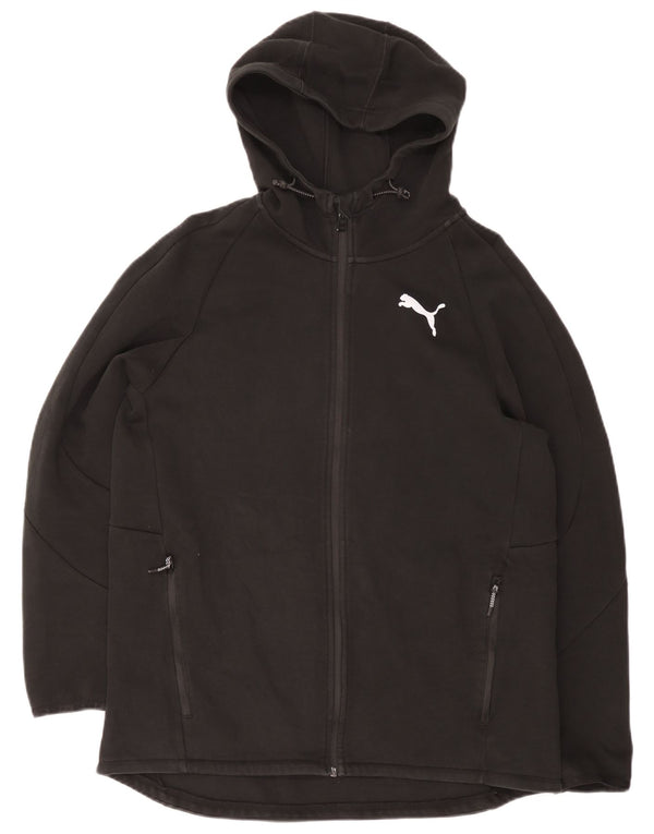Puma hættetrøje med lynlås til kvinder UK 18 XL Sort
