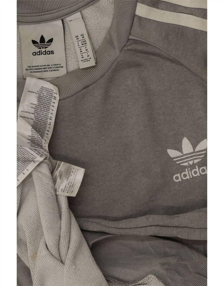 Adidas Sweatshirt Jumper Medium Grå Polyester til mænd