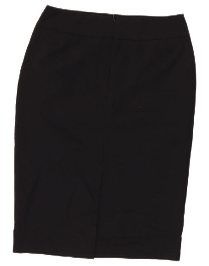 Marks & Spencer Pencil Nederdel til kvinder UK 10 Small W28 Navy Blue Polyester