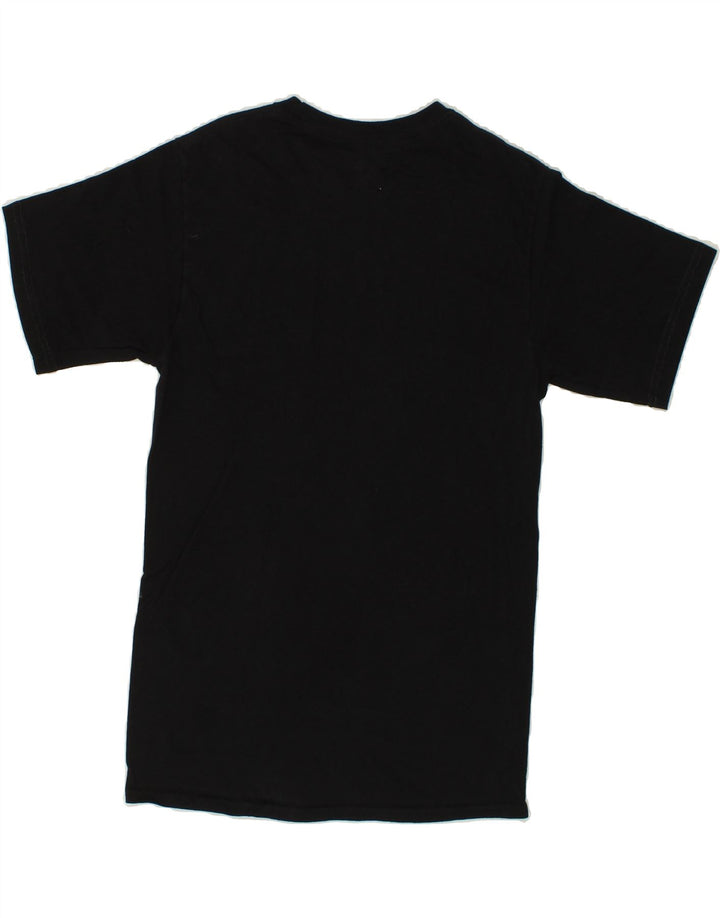 RUSSELL ATHLETIC Mens Graphic T-Shirt Top Small Black Cotton Vintage Russell Athletic and Second-Hand Russell Athletic from Messina Hembry 