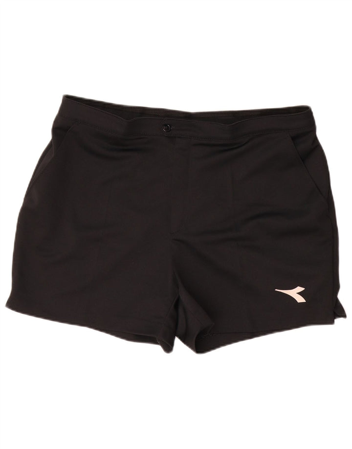 DIADORA Chino Shorts til mænd XL W38 Sort Polyester