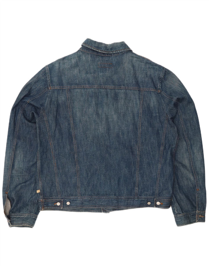 CERRUTI 1881 Herre denimjakke UK 44 2XL Blå Bomuld