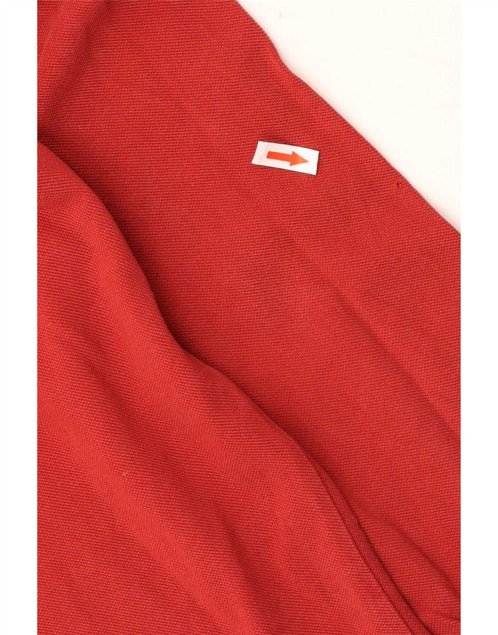 Adidas Langærmet Polo Shirt til mænd Stor rød bomuld
