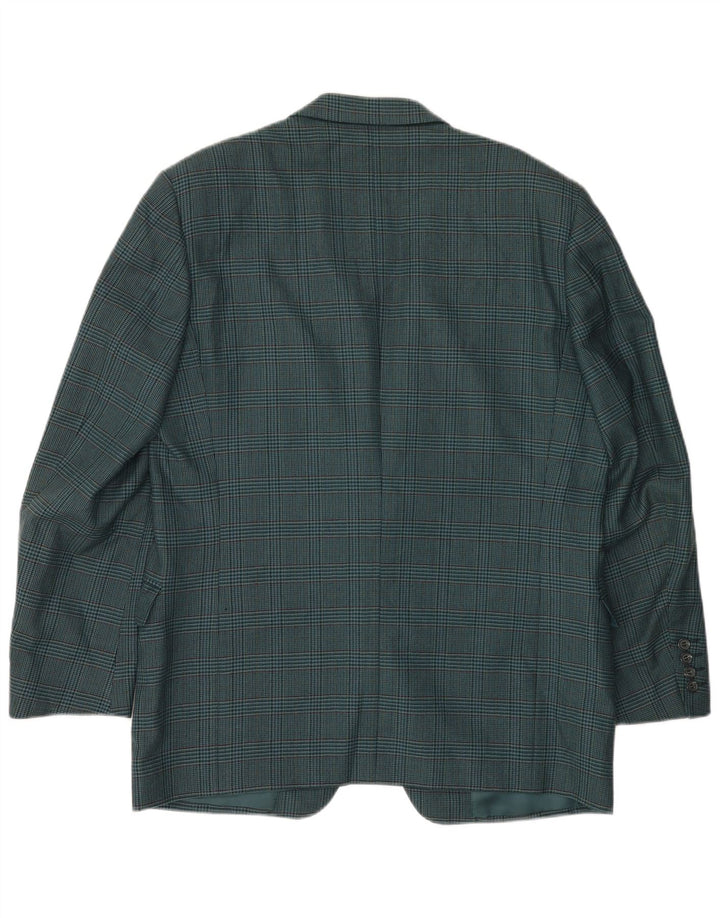 CANALI Herre 2-knaps blazerjakke IT 52 XL Blå Houndstooth Uld