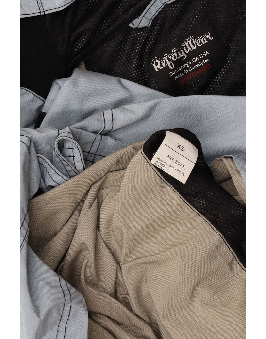 REFRIGIWEAR Vindjakke med hætte til mænd UK 34 XS Blå polyamid