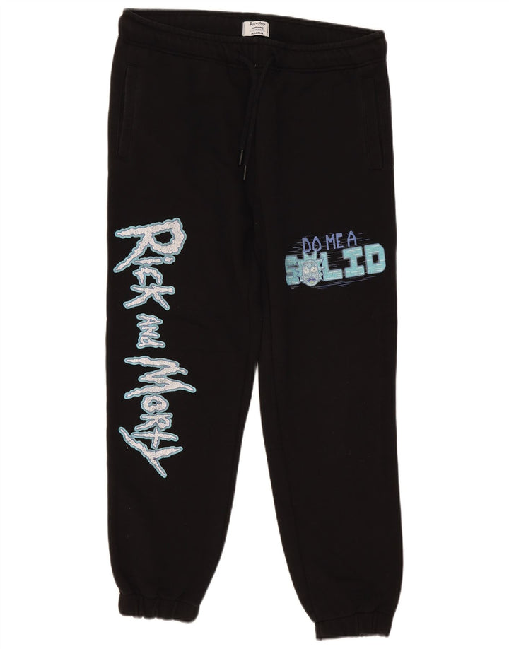 Pull & Bear Herre Rick and Morty træningsdragt Bukser Joggers Medium Sort