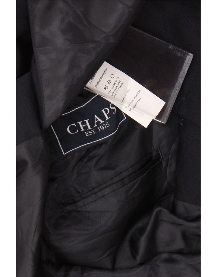 Chaps Herre Longline 2-knaps blazerjakke UK 38 Mellem marineblå uld