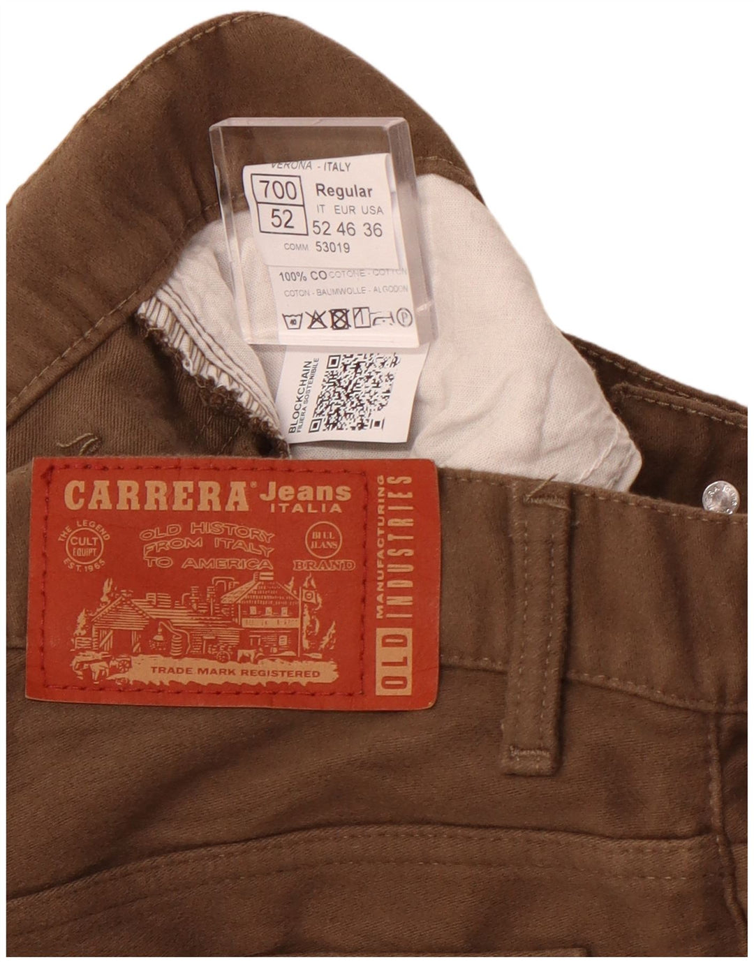 CARRERA Regular Casual Bukser til kvinder W36 L32 Brun Bomuld