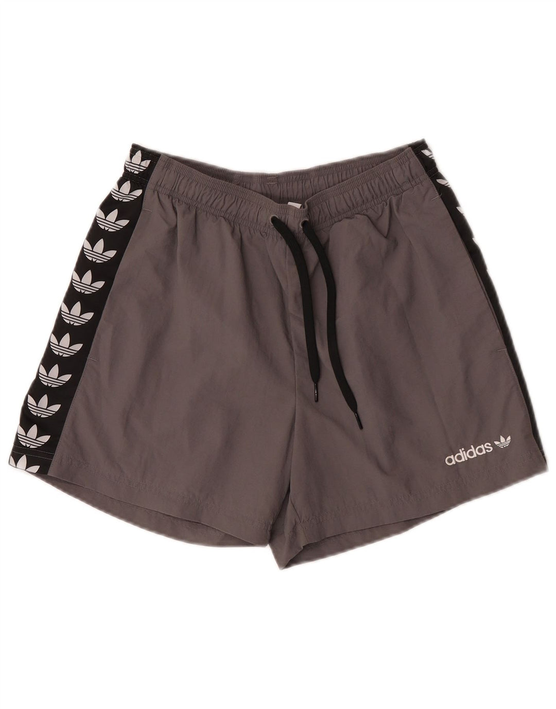Adidas Herre grafiske sportsshorts Små grå Colourblock Nylon