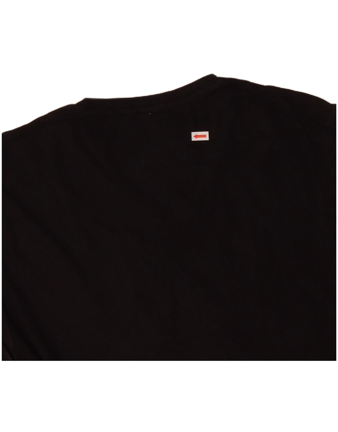 CALVIN KLEIN Herre Slim Fit Grafisk T-Shirt Top Medium Sort Bomuld