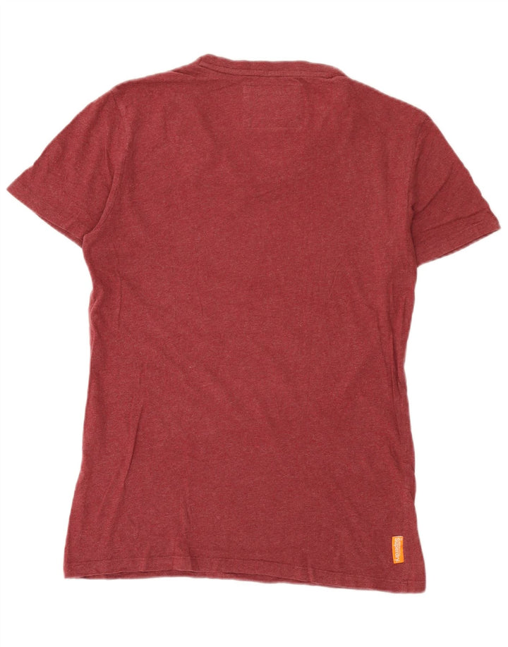 Superdry Herre T-Shirt Top Lille Bourgogne Bomuld