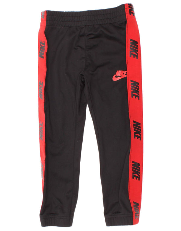 Nike Boys Grafisk træningsdragt Bukser Joggers 4-5 år Sort Colourblock