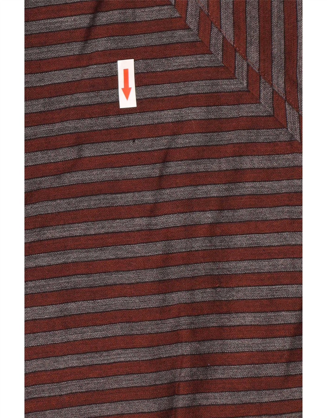 Vintage Dame Bluse Top IT 40 Lille Brun Stribet
