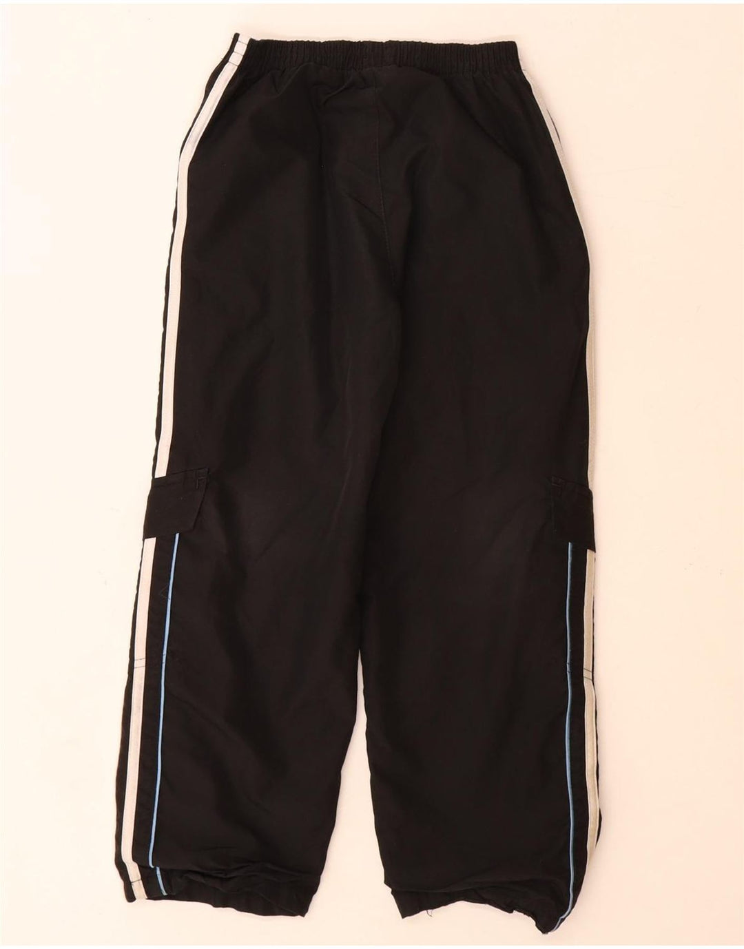 Adidas Drenge Træningsdragt Bukser Joggers 6-7 År Sort Polyester
