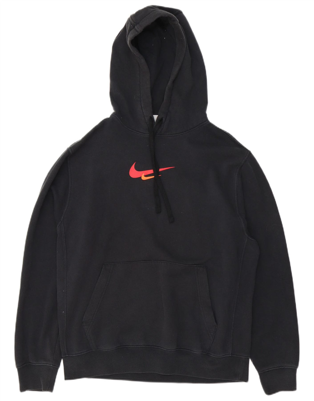 Nike grafisk hættetrøje til mænd mellem sort bomuld