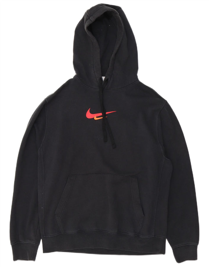 Nike grafisk hættetrøje til mænd mellem sort bomuld