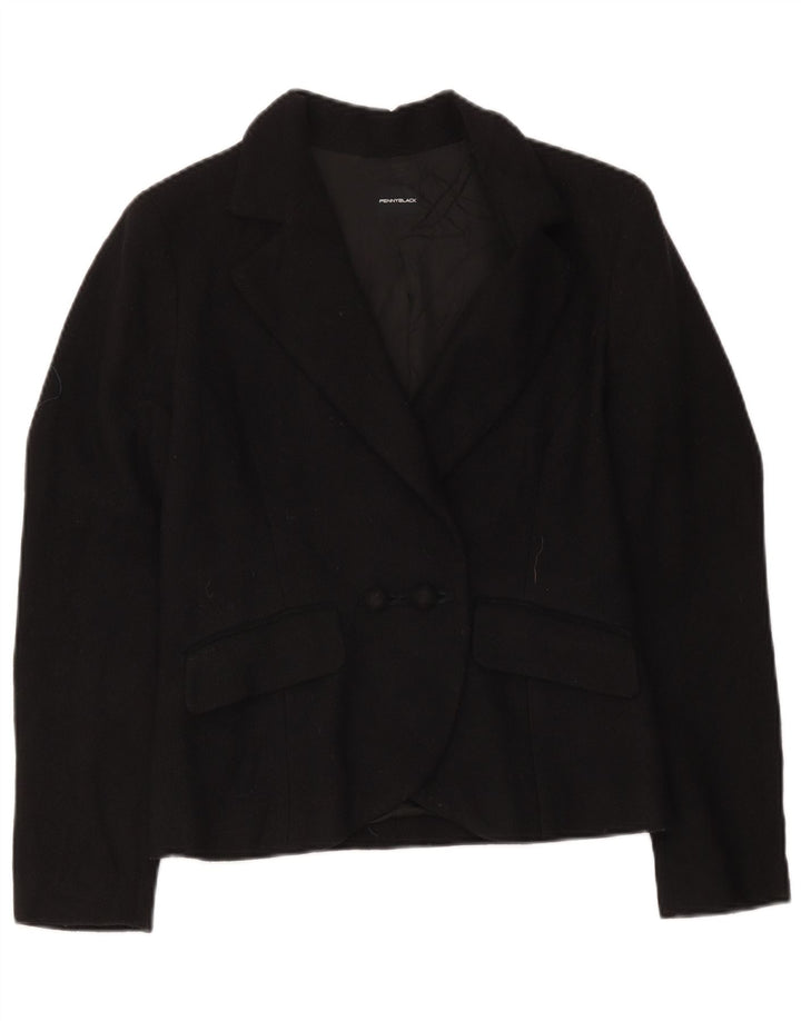 Penny Black Dame Dobbeltradet Blazer Jacket UK 12 Medium Bomuld