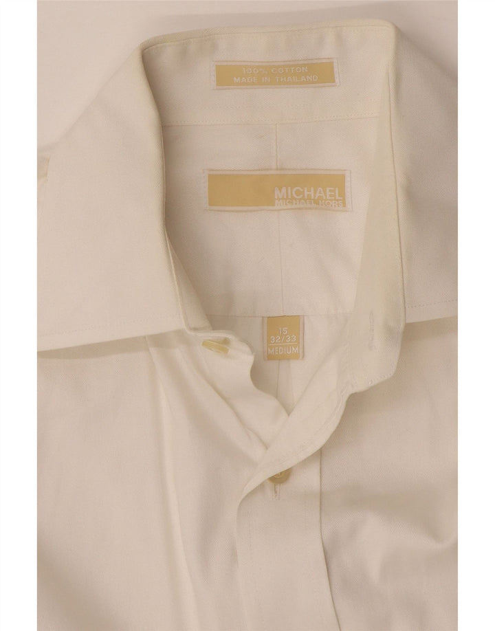 Michael Kors Herreskjorte str. 15 Medium Hvid Bomuld