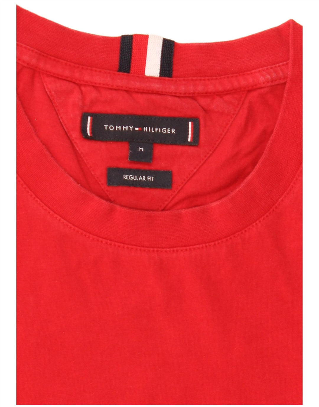 Tommy Hilfiger Herre Regular Fit T-Shirt Top Medium Rød