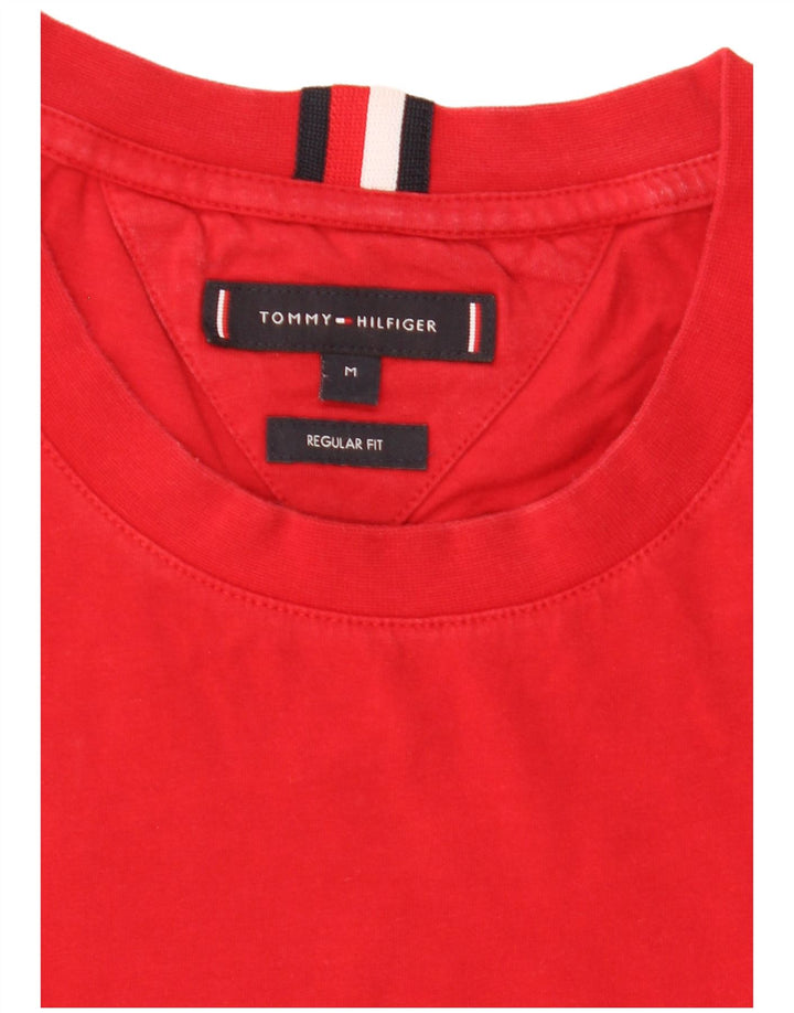 Tommy Hilfiger Herre Regular Fit T-Shirt Top Medium Rød
