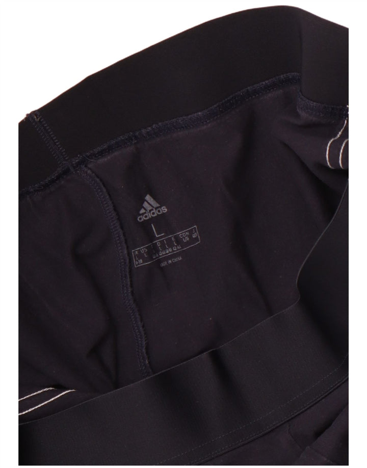 Adidas Dame Leggings UK 16/18 Large Navy Blue