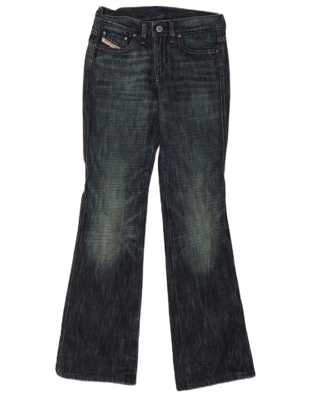 Diesel Dame Bootcut Jeans W26 L31 Marineblå Bomuld