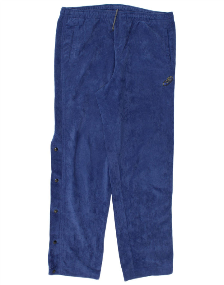 ASICS Herre fleece træningsdragt Bukser Large Navy Blue