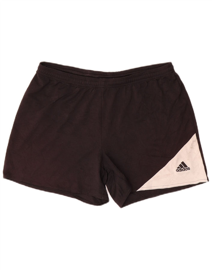 Adidas Herre Climalite Sportshorts Large Black Colourblock Polyester