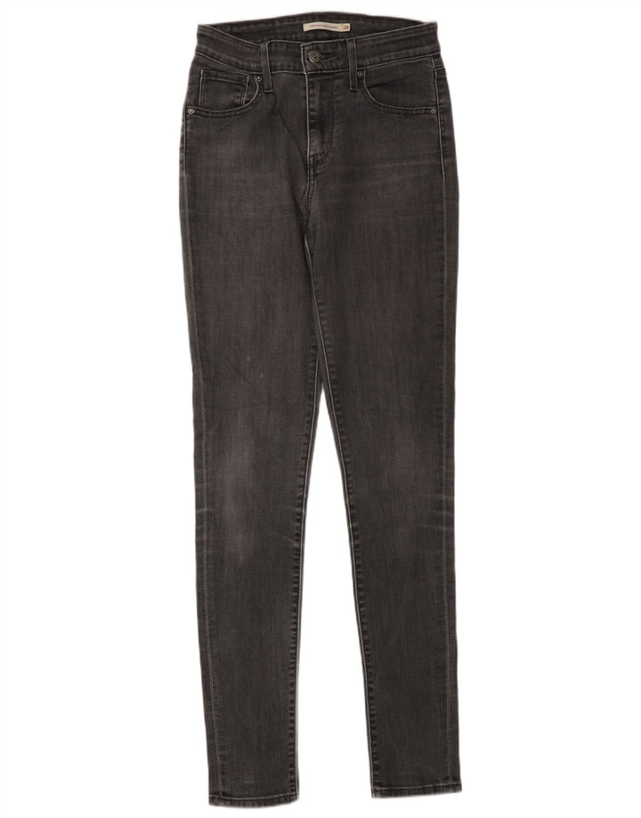 Levi's Skinny Jeans til kvinder W26 L34 Grå Bomuld