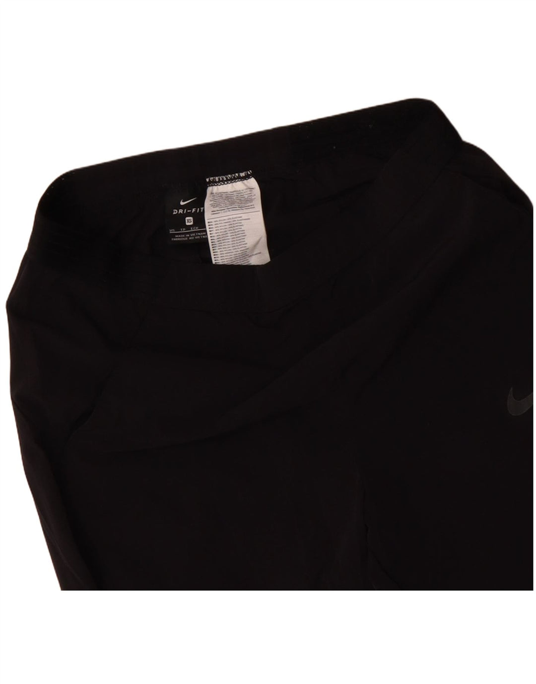 NIKE Dri Fit træningsdragtsbukser til kvinder UK 6 XS sort polyester