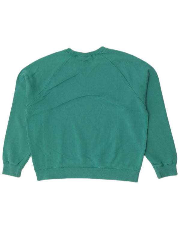 Carhartt Dame Oversized Sweatshirt Jumper UK 10 Lille grøn bomuld